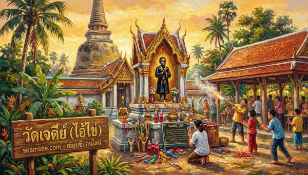 รูปภาพวัดเจดีย์ (ไอ้ไข่) นครศรีธรรมราช สำหรับเสี่ยงเซียมซี